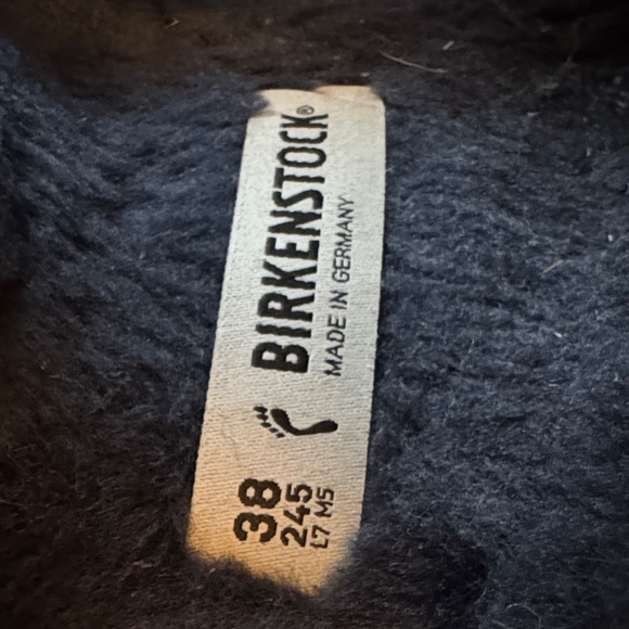 BIRKENSTOCK Arizona Big Buckle Shearling Sandals SZ 38 - Picture 2 of 6